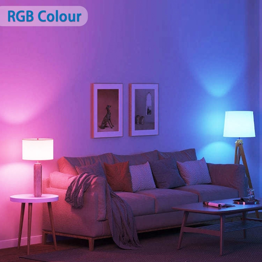 LED RGBW Dimmable bulb GU10/6,5W/230V 2700-6500K Wi-Fi - Aigostar