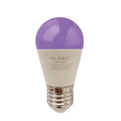 LED RGBW Dimmable bulb E27/6W/230V 3000K + remote control - Globo