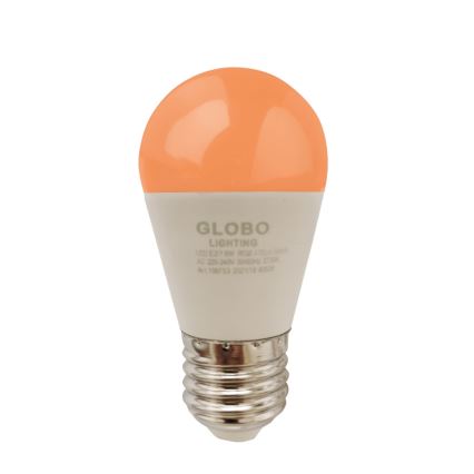 LED RGBW Dimmable bulb E27/6W/230V 3000K + remote control - Globo
