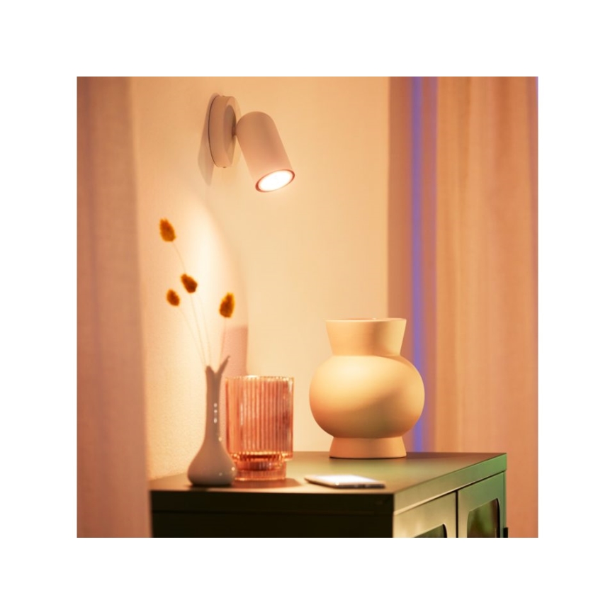 LED RGBW Dimmable bulb PAR16 GU10/4,7W/230V 2200-6500K CRI 90 Wi-Fi - WiZ