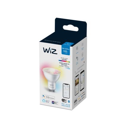 LED RGBW Dimmable bulb PAR16 GU10/4,7W/230V 2200-6500K CRI 90 Wi-Fi - WiZ
