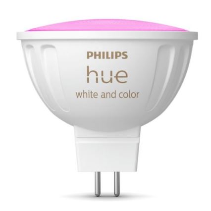 LED RGBW Dimmable bulb Philips Hue White And Color Ambiance GU5,3/MR16/6,3W/12V 2000-6500K