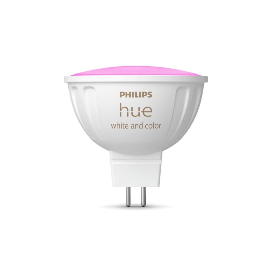 LED RGBW Dimmable bulb Philips Hue White And Color Ambiance GU5,3/MR16/6,3W/12V 2000-6500K
