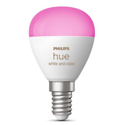 LED RGBW Dimmable bulb Philips Hue White And Color Ambiance P45 E14/5,1W/230V 2000-6500K