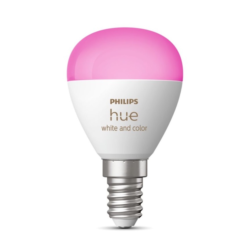 LED RGBW Dimmable bulb Philips Hue White And Color Ambiance P45 E14/5,1W/230V 2000-6500K