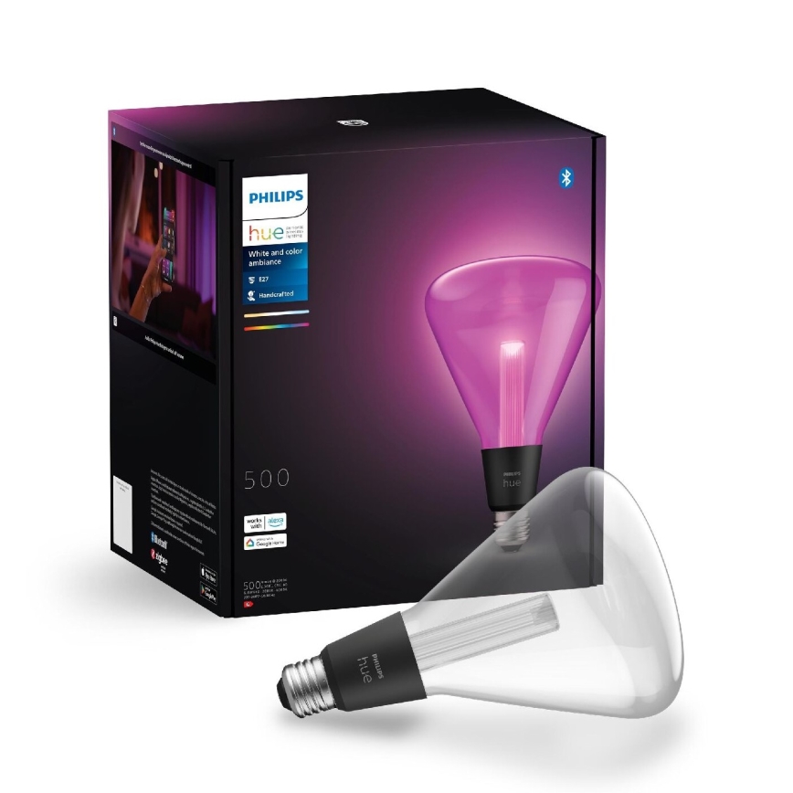 LED RGBW Dimmable bulb Philips Hue White And Color Ambiance E27/6,8W/230V 2000-6500K