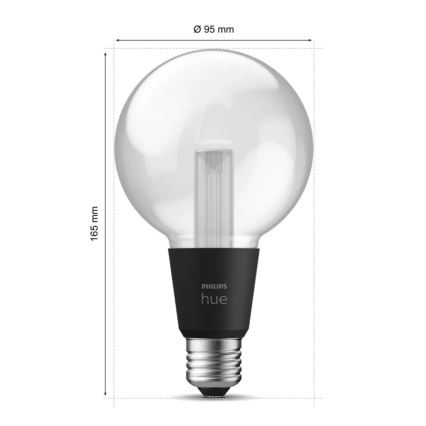 LED RGBW Dimmable bulb Philips Hue White And Color Ambiance E27/6,8W/230V 2000-6500K