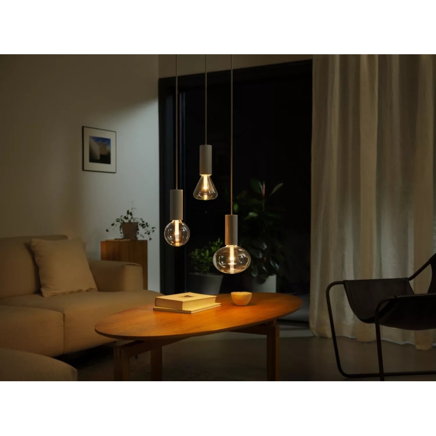 LED RGBW Dimmable bulb Philips Hue White And Color Ambiance G125 E27/6,8W/230V 2000-6500K