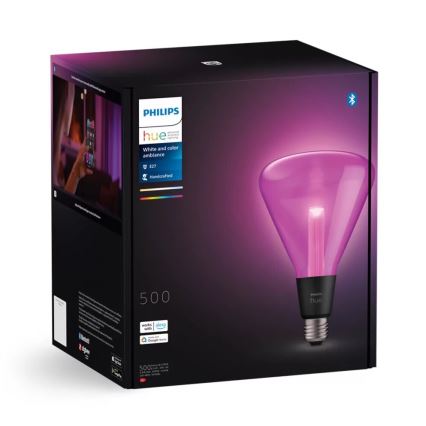 LED RGBW Dimmable bulb Philips Hue White And Color Ambiance E27/6,8W/230V 2000-6500K