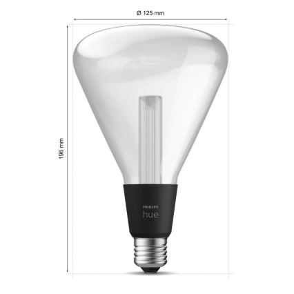 LED RGBW Dimmable bulb Philips Hue White And Color Ambiance E27/6,8W/230V 2000-6500K