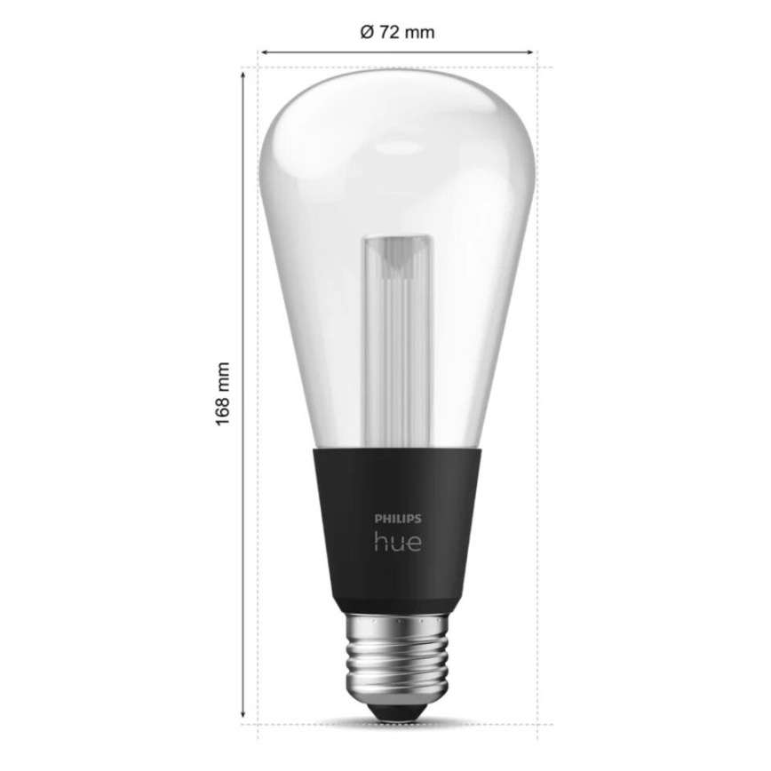 LED RGBW Dimmable bulb Philips Hue White And Color Ambiance E27/6,8W/230V 2000-6500K