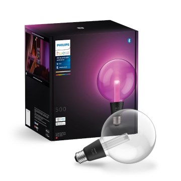 LED RGBW Dimmable bulb Philips Hue White And Color Ambiance G125 E27/6,8W/230V 2000-6500K