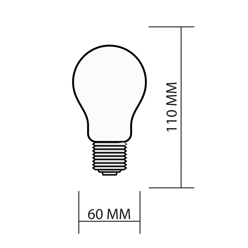 LED RGBW Dimmable bulb SMART A60 E27/8,5W/230V 4000K + remote control