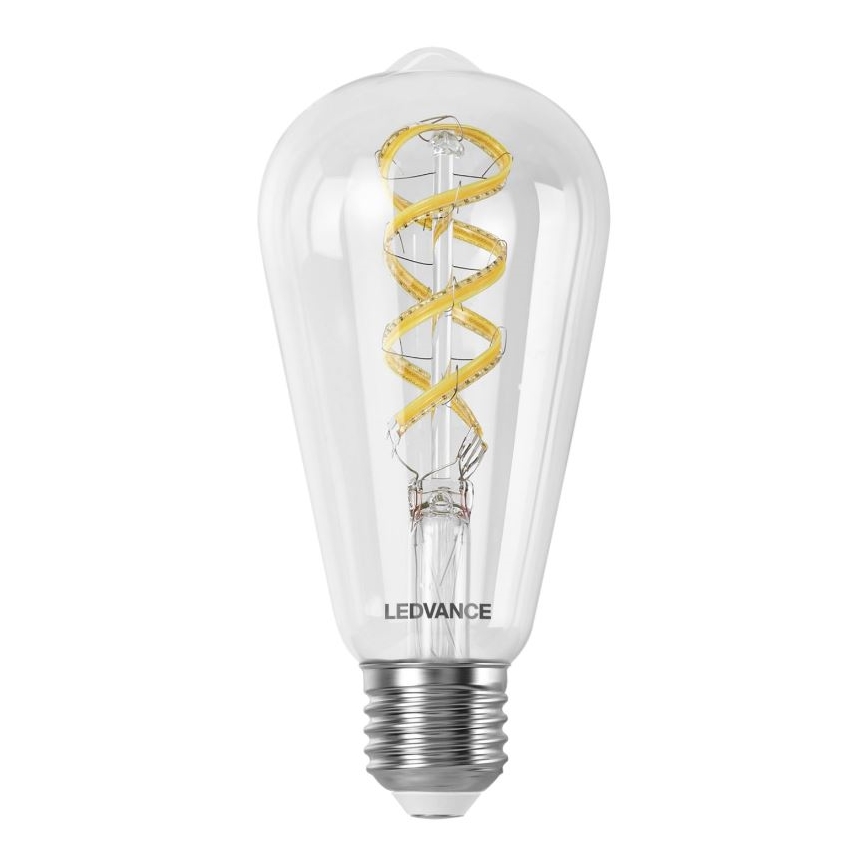 LED RGBW Dimmable bulb SMART+ FILAMENT EDISON ST64 E27/4,8W/230V 2700-6500K Wi-Fi - Ledvance