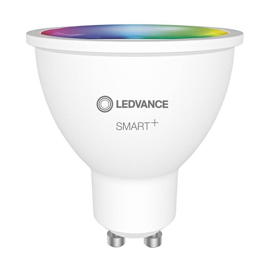 LED RGBW Dimmable bulb SMART+ GU10/5W/230V 2700K-6500K Wi-Fi - Ledvance
