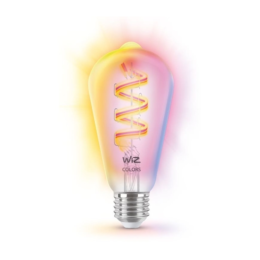 LED RGBW Dimmable bulb ST64 E27/6,3W/230V 2200-6500K Wi-Fi - WiZ