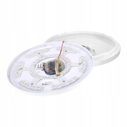 LED RGBW dimmable ceiling light with built-in speaker LED/60W/230V 3000-6000K Ø 40 cm white + remote control