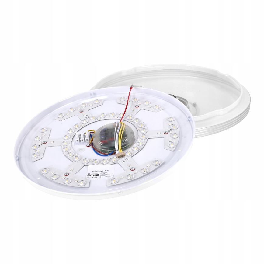 LED RGBW dimmable ceiling light with built-in speaker LED/60W/230V 3000-6000K Ø 40 cm white + remote control