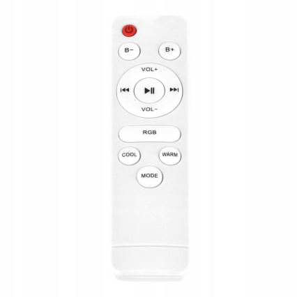 LED RGBW dimmable ceiling light with built-in speaker LED/60W/230V 3000-6000K Ø 40 cm white + remote control