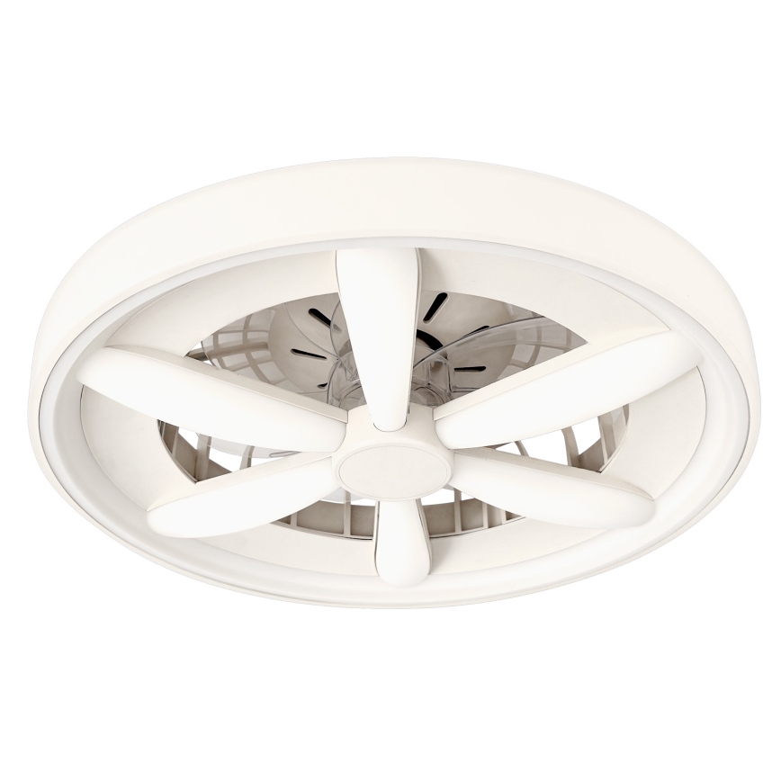 LED RGBW Dimmable Ceiling Light with Fan MALAWI LED/48W/230V 3000-6500K White + Remote Control