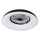 LED RGBW Dimmable Ceiling Light with Fan PLAVE PAN LED/48W/230V 3000–6500K Ø60 cm Black + Remote Control