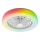 LED RGBW Dimmable Ceiling Light with Fan ZAMBIA LED/24W/230V 3000-6500K White + Remote Control