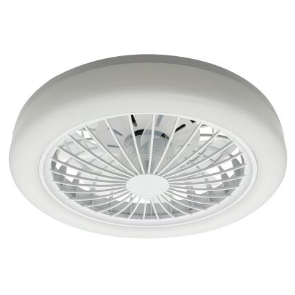 LED RGBW Dimmable Ceiling Light with Fan ZAMBIA LED/24W/230V 3000-6500K White + Remote Control