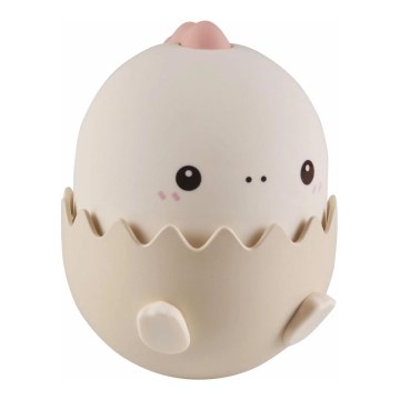 LED RGBW Dimmable children's touch lamp BABY DINO LED/0,75W/5V USB 1200 mAh pink