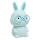 LED RGBW Dimmable children's touch lamp FLORKA LED/1W/5V USB 1200 mAh bunny blue