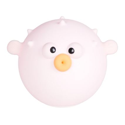 LED RGBW Dimmable children's touch lamp HELA LED/1W/5V USB 1200 mAh fish pink