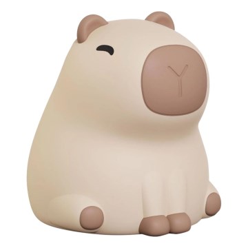 LED RGBW Dimmable children's touch lamp LED/1W/5V USB 1200 mAh capybara