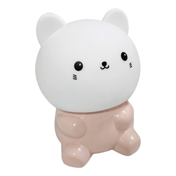 LED RGBW Dimmable children's touch lamp LED/1W/5V USB 1200 mAh cat