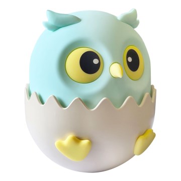 LED RGBW Dimmable children's touch lamp OWL LED/1W/5V USB 1200 mAh owl blue