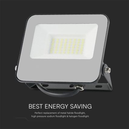 LED RGBW Dimmable floodlight LED/30W/230V IP65 grey + remote control