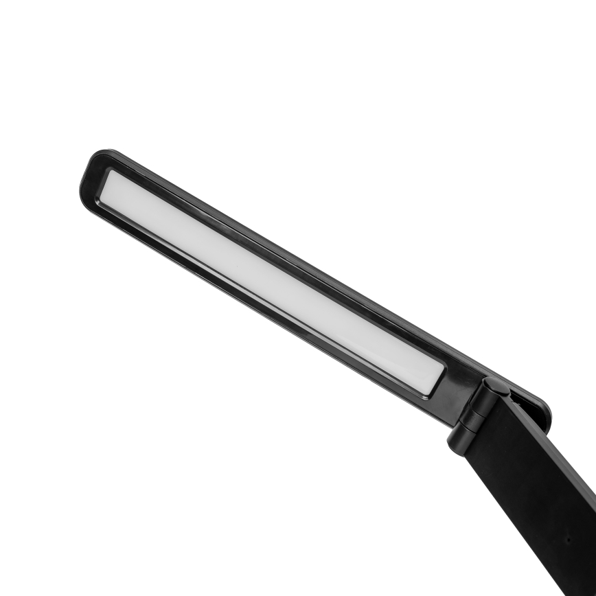 LED RGBW Dimmable touch table lamp with wireless charging, LCD display and USB port MAGNUS LED/6W/5V 3000-6500K black