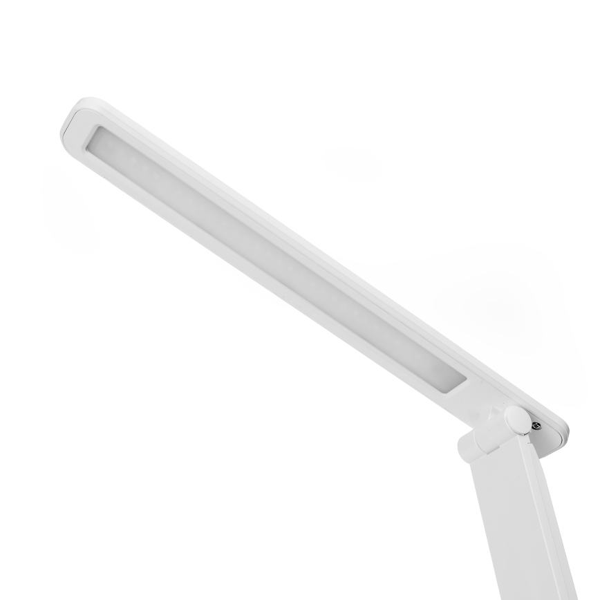 LED RGBW Dimmable touch table lamp with wireless charging, display and USB port MAGNUS LED/6W/5V 3000-6500K white