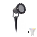 LED RGBW Dimmable Outdoor Lamp BLAKE 1xGU10/4,8W/230V IP65 + Remote Control