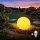 LED RGBW Dimmable Outdoor Lamp GLOBO 1xE27/9W/230V 2700–6500K Ø 30 cm IP44 Wi‑Fi