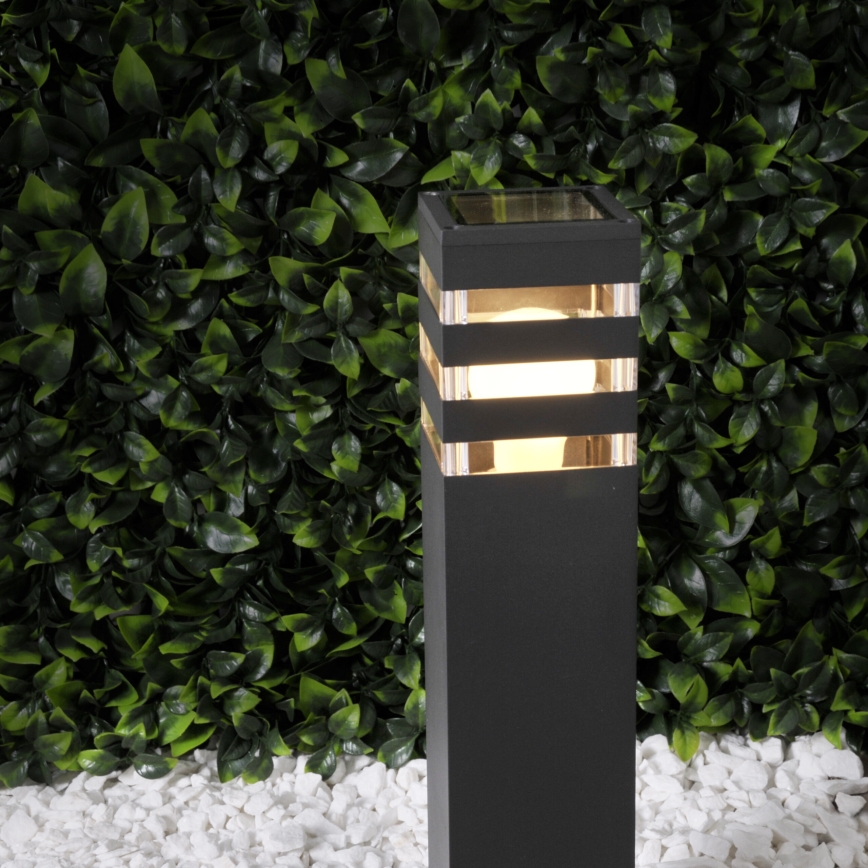 LED RGBW Dimmable Outdoor Lamp TEKSAS 1xE27/9W/230V 2700-6500K Wi-Fi 44 cm IP44 Anthracite