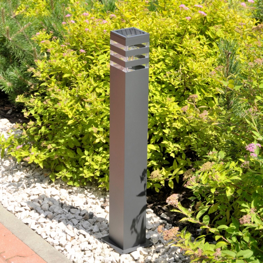 TEKSAS LED RGBW Dimmable Outdoor Lamp 1xE27/9W/230V 2700-6500K Wi-Fi 74 cm IP44 Anthracite