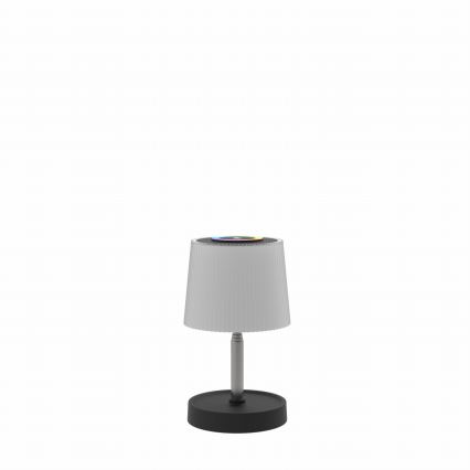 LED RGBW Dimmable Outdoor Rechargeable Table Lamp LED/2W/5V IP44 1200 mAh gray