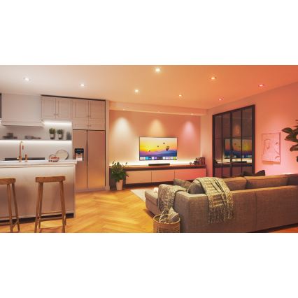 Nanoleaf - LED RGBW Dimmable recessed light ESSENTIALS LED/6W/230V 2700-6500K CRI 90 Wi-Fi