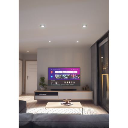 Nanoleaf - LED RGBW Dimmable recessed light ESSENTIALS LED/6W/230V 2700-6500K CRI 90 Wi-Fi