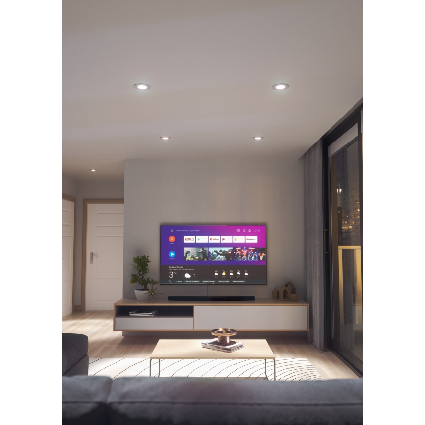 Nanoleaf - LED RGBW Dimmable recessed light ESSENTIALS LED/6W/230V 2700-6500K CRI 90 Wi-Fi