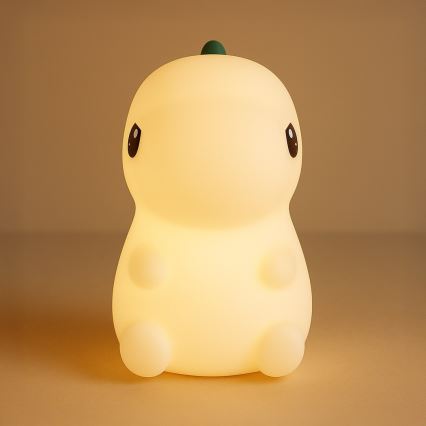 LED RGBW Dimmable Rechargeable Touch-Controlled Children's Night Light DINO LED/1W/5V 1200 mAh