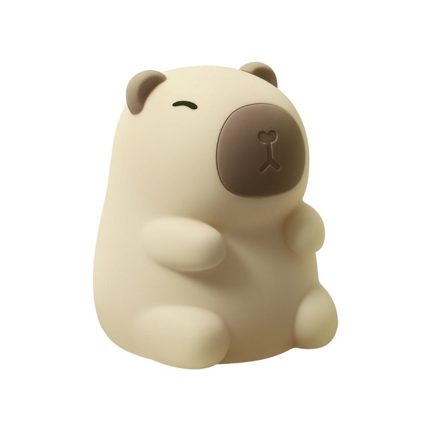 LED RGBW Dimmable Rechargeable Touch-Activated Kids' Night Light KAPYBARA LED/0,45W/5V 800 mAh