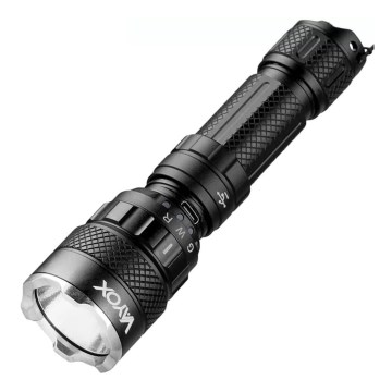 LED RGBW Dimmable rechargeable flashlight LED/15W/5V IP66 1500 shiny 2000 mAh