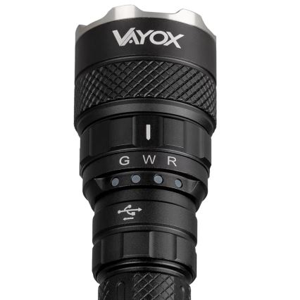 LED RGBW Dimmable rechargeable flashlight LED/15W/5V IP66 1500 shiny 2000 mAh