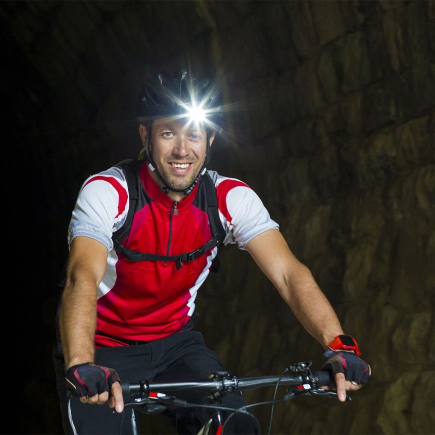 LED RGBW Dimmable rechargeable headlamp USB LED/3W/5V IP43 190 lm 24 h