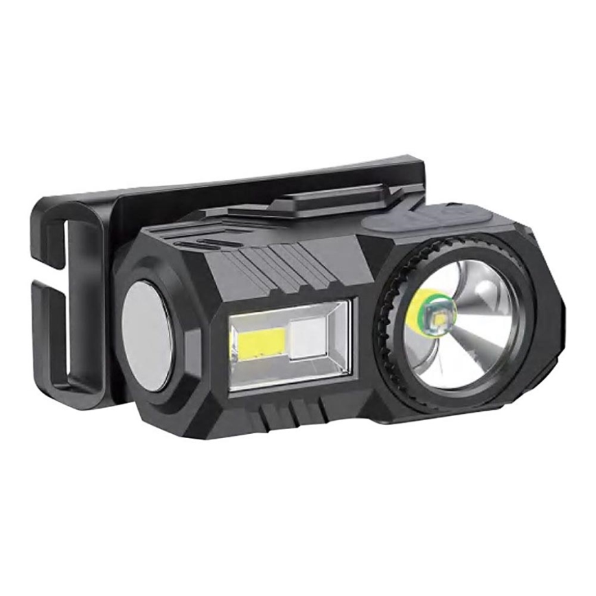 LED RGBW Dimmable rechargeable headlamp USB LED/3W/5V IP43 190 shiny 24 h 750 mAh